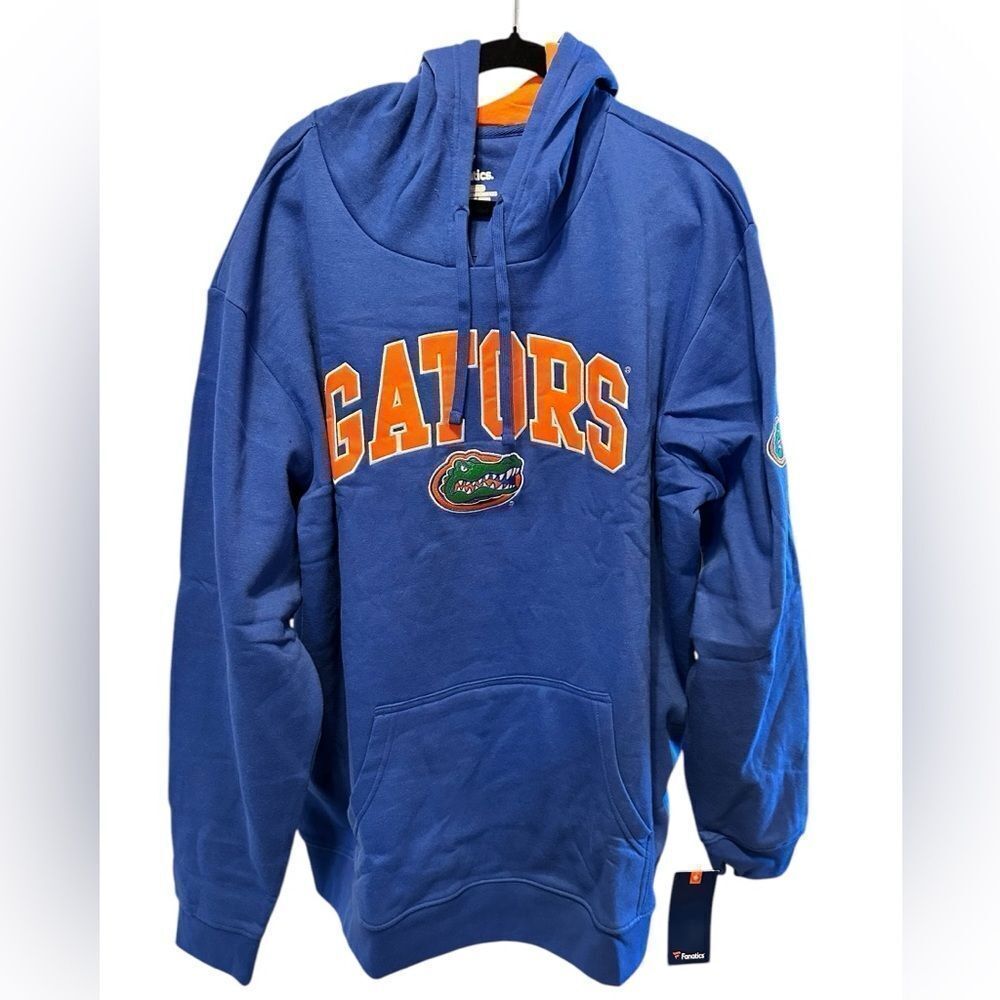 NWat Fanatics Unisex Blue Orange Florida Gators Tackle Twill Logo - Size 3XL - Picture 8 of 9